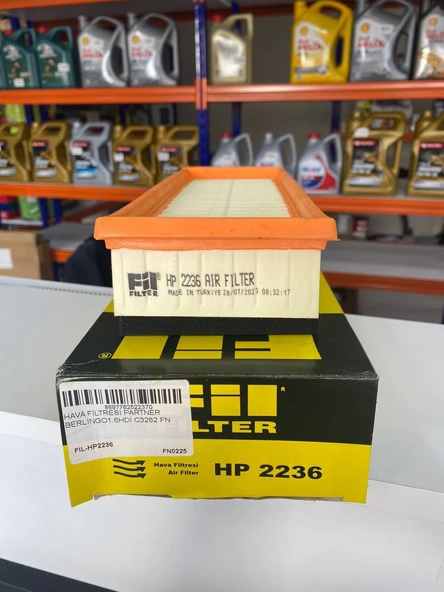 Fil Filter HP2236 Hava Filtresi PEUGEOT 206 1.6 - 207 1.6 307 1.6 5008 CITROEN BERLINGO 1.6 C2 C3 II XSARA 1.4 1444.TJ 1444.X5 1444.CP 9932.58 ürün görseli 1