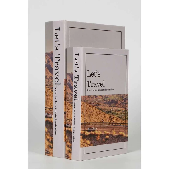 Vitale Let s Travel Kitap Kutu 30*21*7 cm AK.JI0073 ürün görseli 1