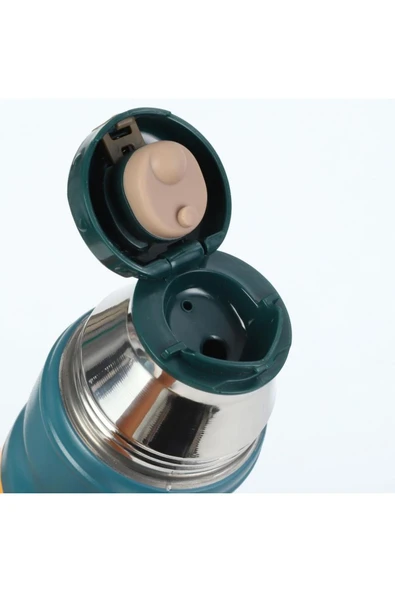 Thermohis 6161 Çelik Termos Bardaklı GRİ - Resim 3