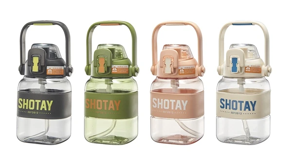 SHOTAY RIBBON GRİP MATARA 1000 ML ürün görseli 1