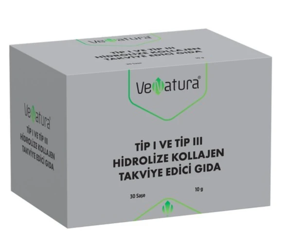 Venatura Tip I ve Tip III Hidrolize Kollajen 30 Saşe ürün görseli 1