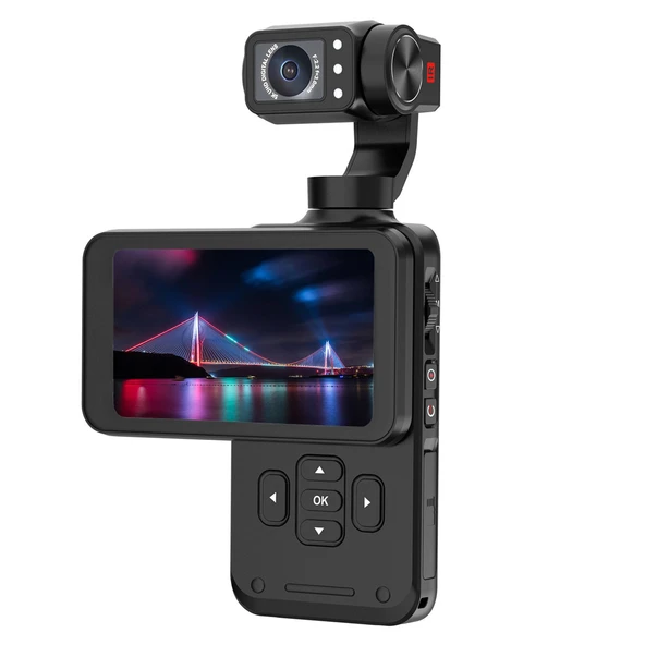 Mioji Pocket 3 5K 30FPS 48MP 3 Eksenli Gimbal Kamera - Resim 5
