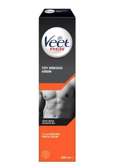 Veet Men Tüy Dökücü Krem 200 ml ürün görseli 1