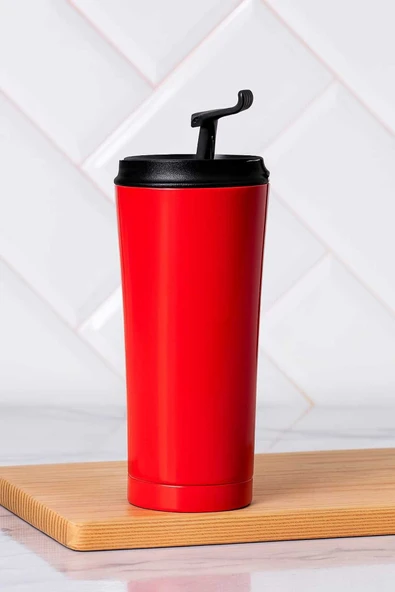 Thermohis 5534C ÇELİK TERMOS BARDAK KIRMIZI ürün görseli 1