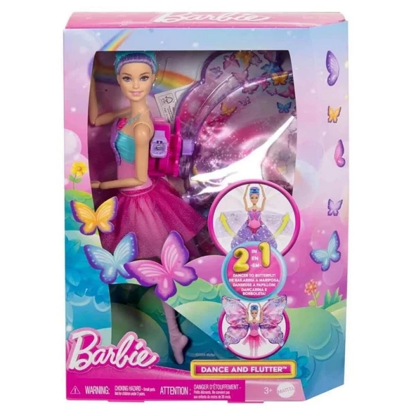 Barbie Kelebek Dansçı Bebek - Resim 3