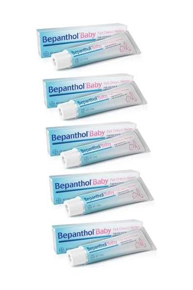 BEPANTHOL Bepanthol Baby Pişik Önleyici Merhem Krem 100 Gr. 5 Adet ürün görseli 1