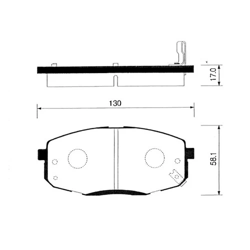 Hyundai I30 08-11 CEED 08-11 CERATO 10- ÖN FREN BALATASI ürün görseli 1