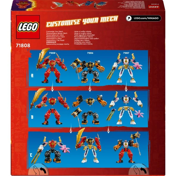 LEGO 71808 NINJAGO® Kai'nin Ateş Elementi Robotu - Resim 6