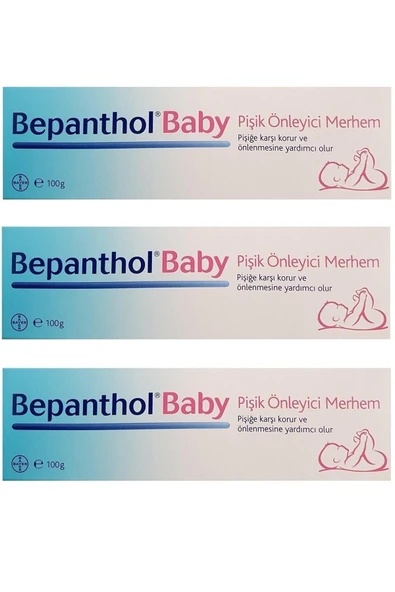 BEPANTHOL Bepanthol Bepanthol Baby Pişik Kremi 100 gr Pişik Önleyici 3adet ürün görseli 1