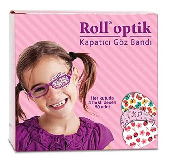 Roll Optik Kapatıcı Göz Bandı Kız 50li ürün görseli 1