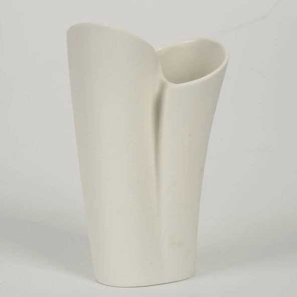 BEYAZ LALE VAZO 2 13*21*26 CM AK.JM00034 ürün görseli 1