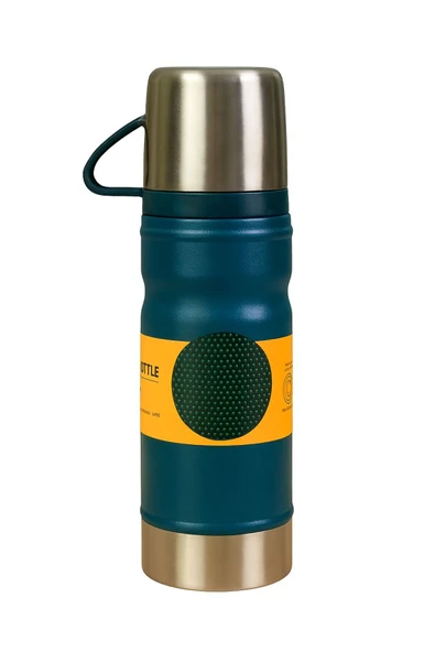 Thermohis 6161 Çelik Termos Bardaklı MAVİ ürün görseli 1