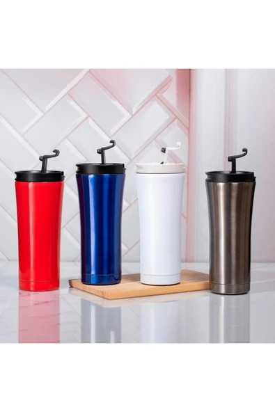 Thermohis 5534C ÇELİK TERMOS BARDAK LACİVERT - Resim 3