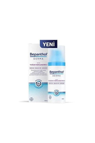 BEPANTHOL Bepanthol Derma Yoğun Nemlendirici Gece Yüz Bakım Kremi 50ml ürün görseli 1