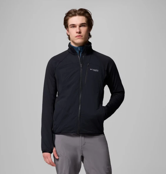PTTAVM: Columbia Arctic Crest™ Hybrid Full Zip Siyah Erkek Uzun