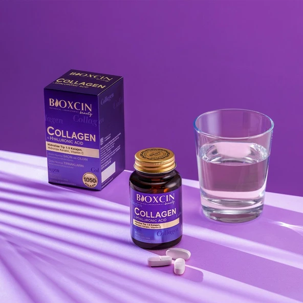 Bioxcin Collagen Hyaluronic Acid Tip 1-3 30 Tablet - Resim 4