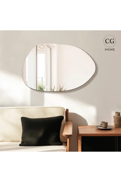 CG HOME Asimetrik Model Ayna, Çerçevesiz Ayna, Duvar Aynası, Konsol Aynası ürün görseli 1