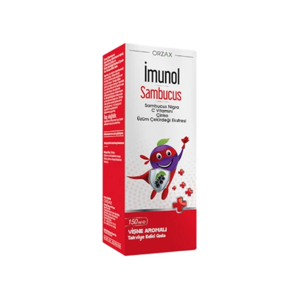 Orzax Imunol Sambucus Aromalı 150 ml Şurup ürün görseli 1