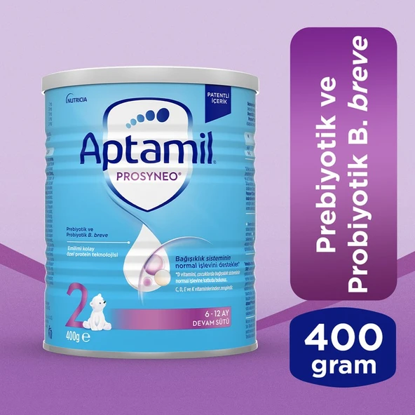 Aptamil Prosyneo 2 Prebiyotikli Probiyotikli Devam Sütü 400 Gr ürün görseli 1