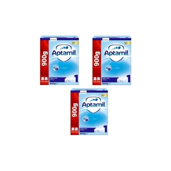 Aptamil 1 Bebek Sütü 0-6 Ay 900 gr 3'lü Paket ürün görseli 1