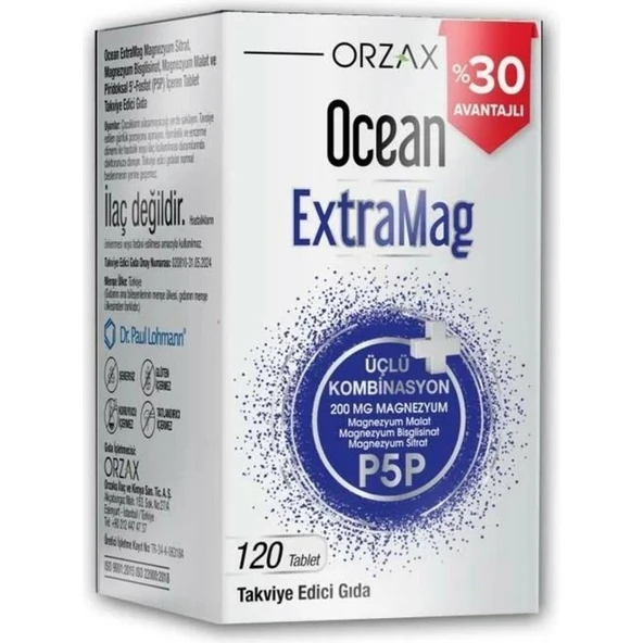 Orzax Ocean Extramag 120 Tablet ürün görseli 1