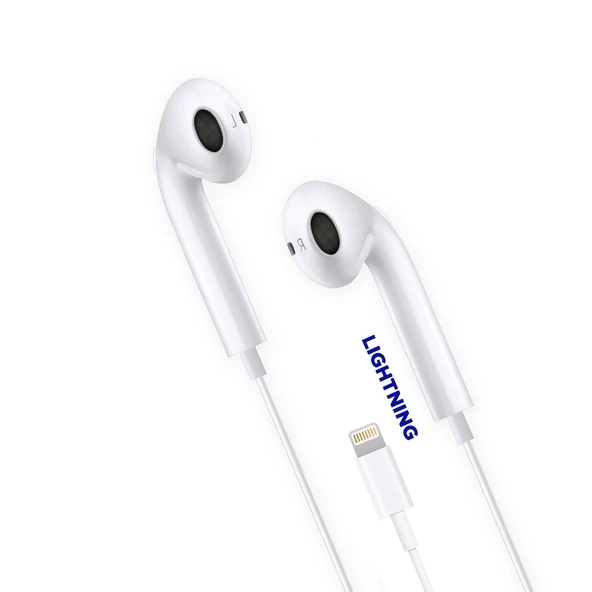 Polosmart PBS226 Lightning Kablolu Kulak İçi Kulaklık Beyaz ürün görseli 1