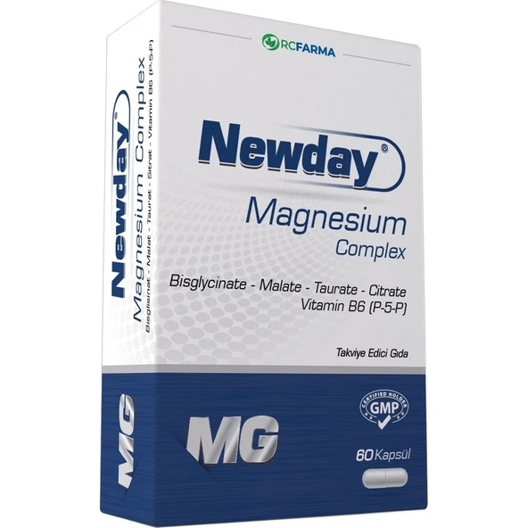 RCFARMA Newday Magnezyum Complex 60 Kapsül ürün görseli 1
