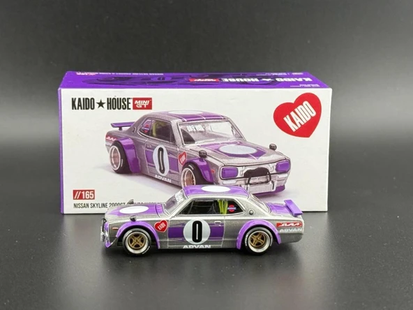 Mini GT 165 Nissan 2000GT-R (KPGC10) Kaido Works V1 1/64 Model Araba ürün görseli 1