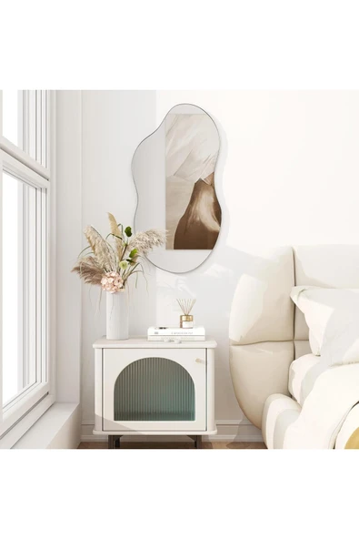 CG HOME Mary Ayna, Asimetrik Ayna, Duvar Aynası, Konsol Aynası, Lavabo Aynası, Pinterest Ayna, Holl Aynası ürün görseli 1