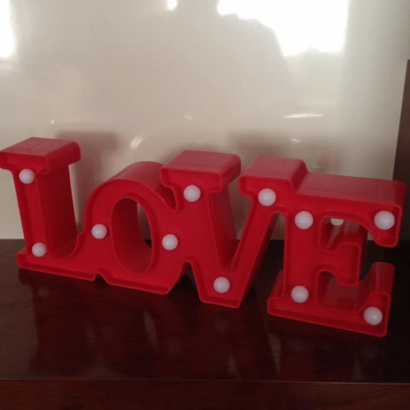 Love Temalı Lamba - Resim 2