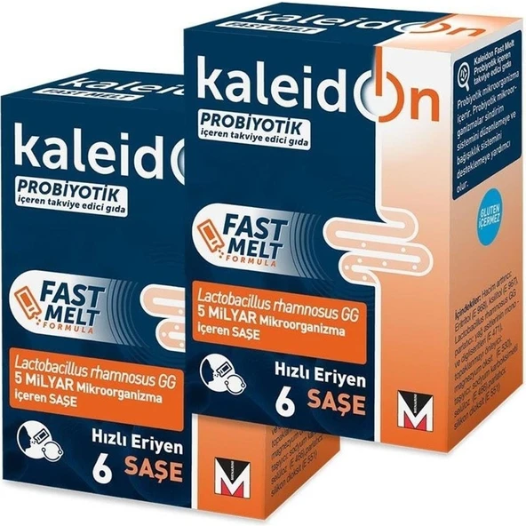 Kaleidon Probiyotik Fast Melt Formula 6 Saşe 2 Adet ürün görseli 1
