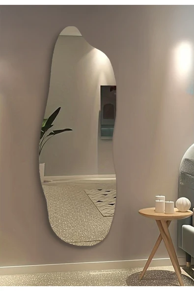 CG HOME Meli Boy Aynası, Asimetrik Ayna, Boy Aynası, Asimetrik Boyayna, Duvar Aynası ürün görseli 1