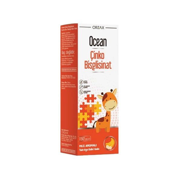 Orzax Ocean Picozinc Şurup 150 ml ürün görseli 1