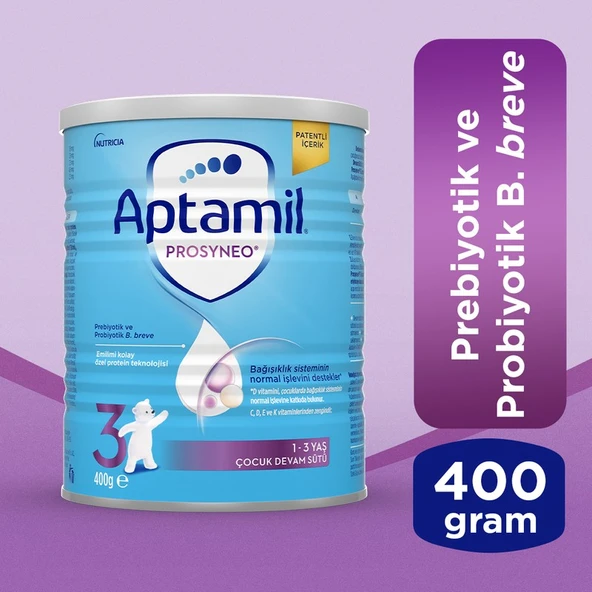 Aptamil Prosyneo 3 Prebiyotikli Probiyotikli Devam Sütü 400 Gr ürün görseli 1