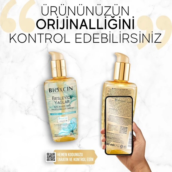 Bioxcin Sülfatsız Saç Bakım Yağı 150 ml – 9 Çiçek Yağı ve B5 Vitamini ile Dökülme Karşıtı, Kuru ve Yıpranmış Saçlar İçin Yoğun Besleyici - Resim 2