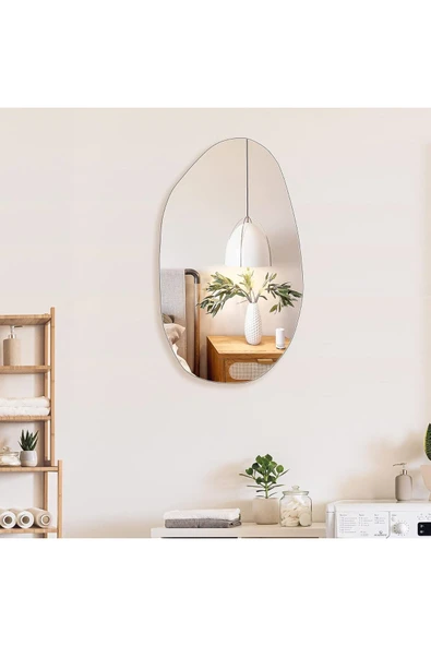 CG HOME Zeno Asimetrik Ayna, Konsol Aynası, Duvar Aynası, Ayna, Salon Aynası ürün görseli 1