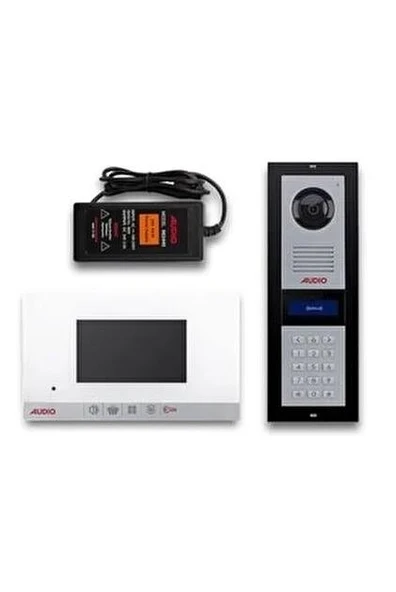 Audio 6 Daire Görüntülü Sistem Seti 4.3" (Beyaz Şube) ürün görseli 1