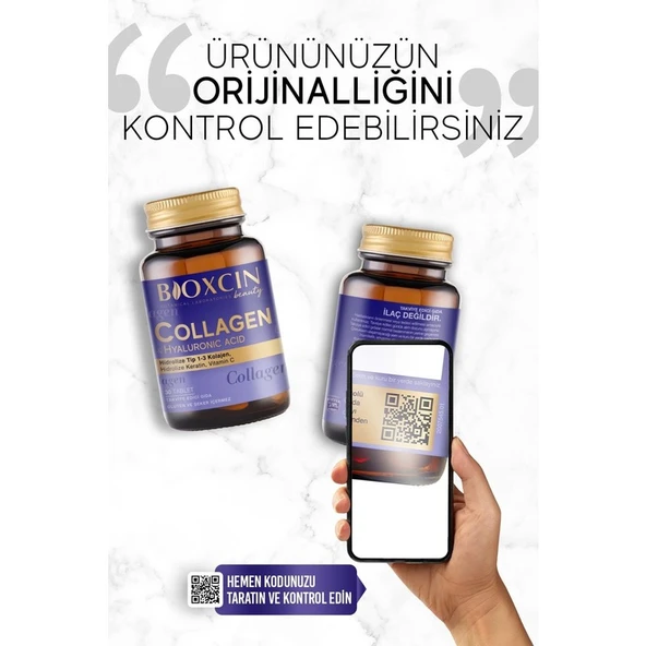 Bioxcin Beauty Collagen 30 Tablet - Tip1 Tip 3 Hidrolize - Resim 5