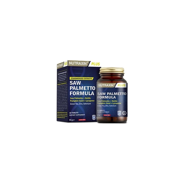 Nutraxin Plus Saw Palmetto Formula 60 Tablet ürün görseli 1