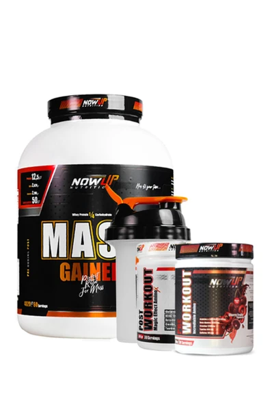 NOWUP NUTRITION Clean Bulk Paketi | Yağsız Kas Kütlesi İçin Güçlü Destek ürün görseli 1