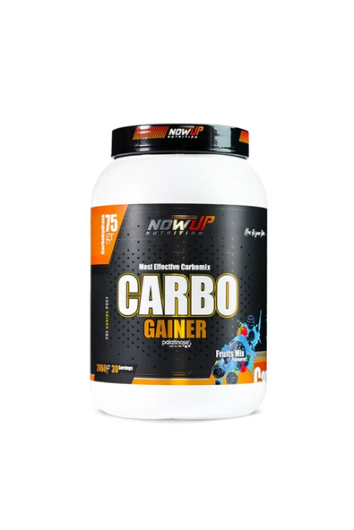 NOWUP NUTRITION Carbo Gainer 2460 gr | Karışık Meyve Aromalı | Karbonhidrat Takviyesi ürün görseli 1
