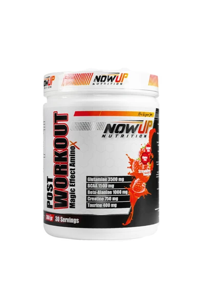 NOWUP NUTRITION Post-workout Magic Effect Amino Asit | 360 gr | Çilek Aromalı | Kas İyileşmesi ürün görseli 1