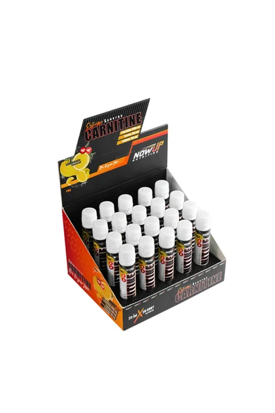 NOWUP NUTRITION Extreme Synergy Carnitine Shot 20x25 ml | Limon Aromalı ürün görseli 1