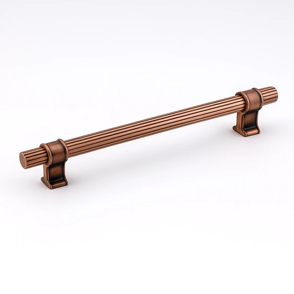Hisar 192 mm Soft Antik Metal Çizgili Kulp Kulpu Dayanıklı Kulpları Mobilya Çekmece Dolap Kapak ürün görseli 1