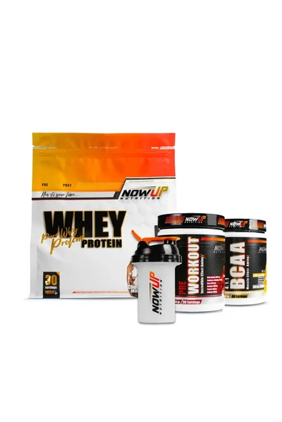 NOWUP NUTRITION Fitness Başlangıç Paketi | Yeni Başlayanlar İçin Güçlü Takviye Seti ürün görseli 1