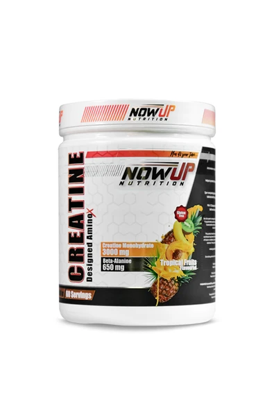 NOWUP NUTRITION Creatine Power Effect | Kas Büyümesi Ve Güç Artışı | 360 gr | Tropikal Meyve Aromalı ürün görseli 1