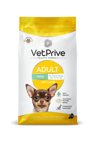 Mini Ve Küçük Irk Yetişkin Köpek Maması Kuzu Etli 3 Kg ürün görseli 1