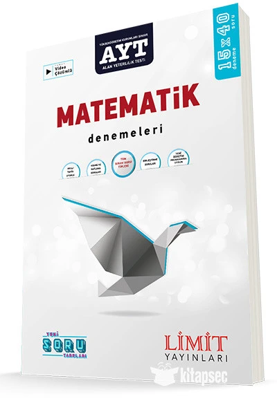 AYT Matematik Denemeleri Limit Yayınları ürün görseli 1
