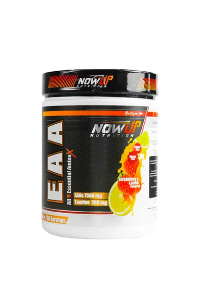 NOWUP NUTRITION Eaa All 9 Essential Amino Asit 360 gr | Çilek & Limon Aromalı | Kas Gelişimi ürün görseli 1