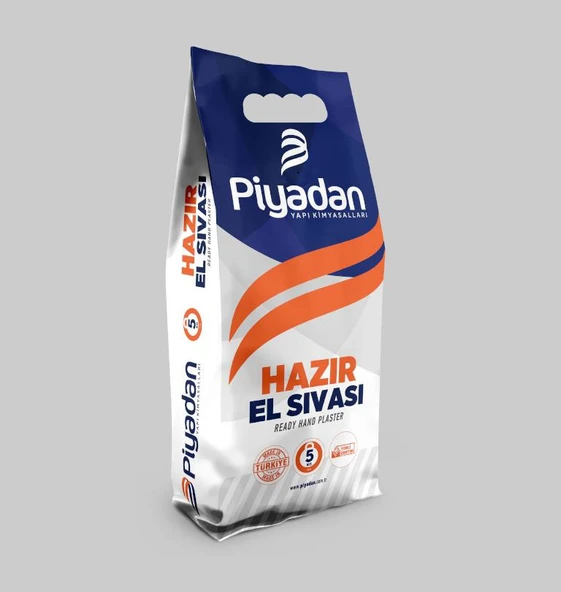 PİYADAN Çimento Esaslı Hazır El Sıvası (5kg/trb) ürün görseli 1
